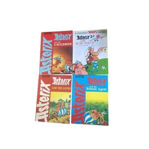 Vintage Asterix Adventures (3) Asterix R.Goscinny Uderzo (1) Book Lot of 4